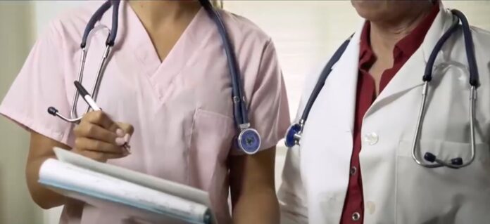 Nurses all for better staffing in Nevada hospitals (Photo: FOX5 Las Vegas/YouTube)