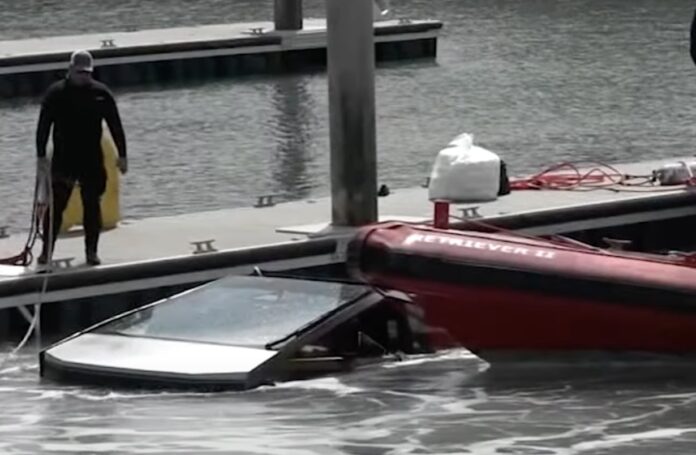 Tesla Cybertruck Sinks Like a Rock While Musk Dreams of Boats