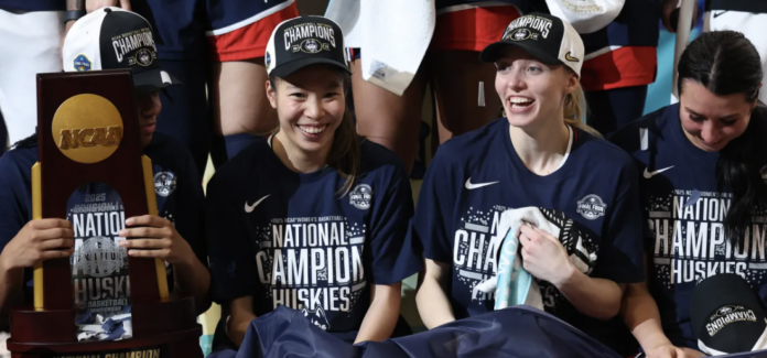 UConn Women Champions get Massive Victory Parade