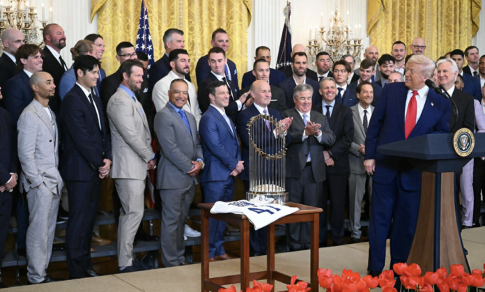 Trump Hosts Dodgers
