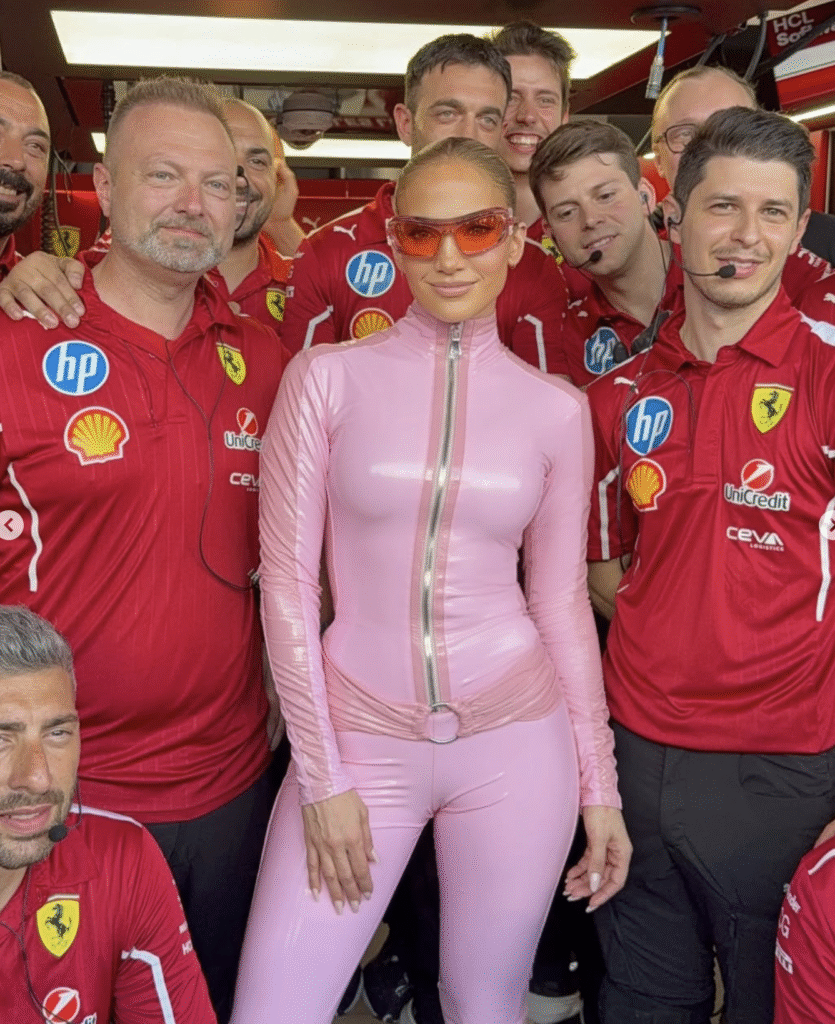 Jennifer Lopez in Jeddah at Formula 1