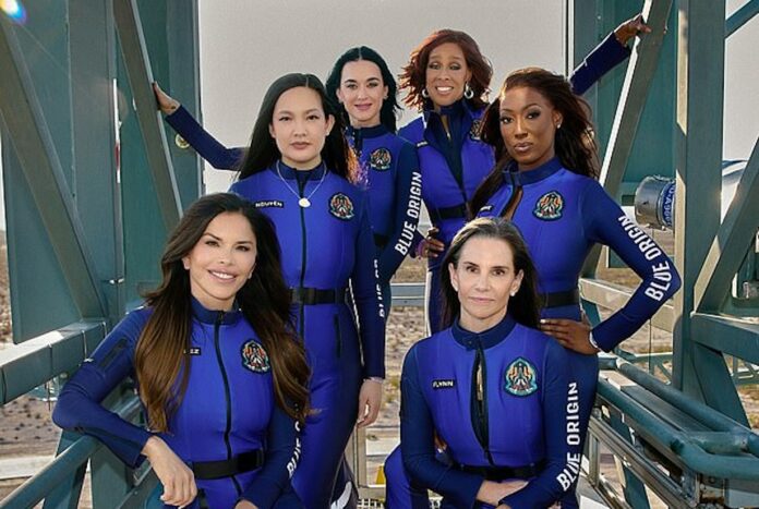 Katy Perry and Lauren Female Space Mission